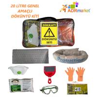 20 Litre Çantalı Genel Döküntü Kiti