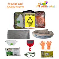 20 Litre Çantalı Yağ Döküntü Kiti