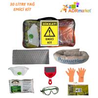 30 Litre Çantalı Yağ Döküntü Kiti