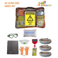 65 Litre Çantalı Yağ Döküntü Kiti